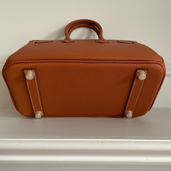 Grand Classic Top Handle Satchel - Golden Brown - Picture 8 of 11
